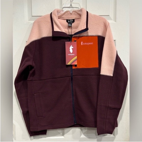 Cotopaxi Women's Medium Abrazo Fleece Full-Zip Jacket Wine Rosewood NWT - Picture 1 of 13